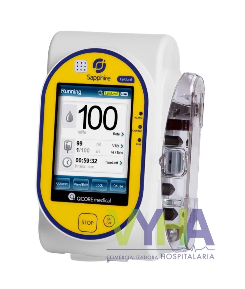 bomba de infusión modelo sapphire epidural