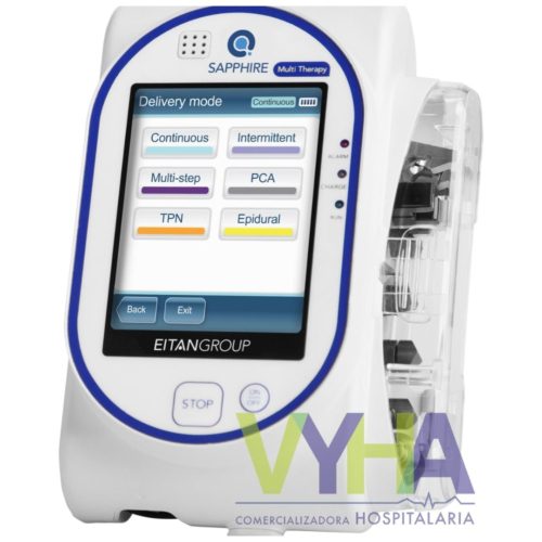 bomba de infusión modelo sapphire multiterapia