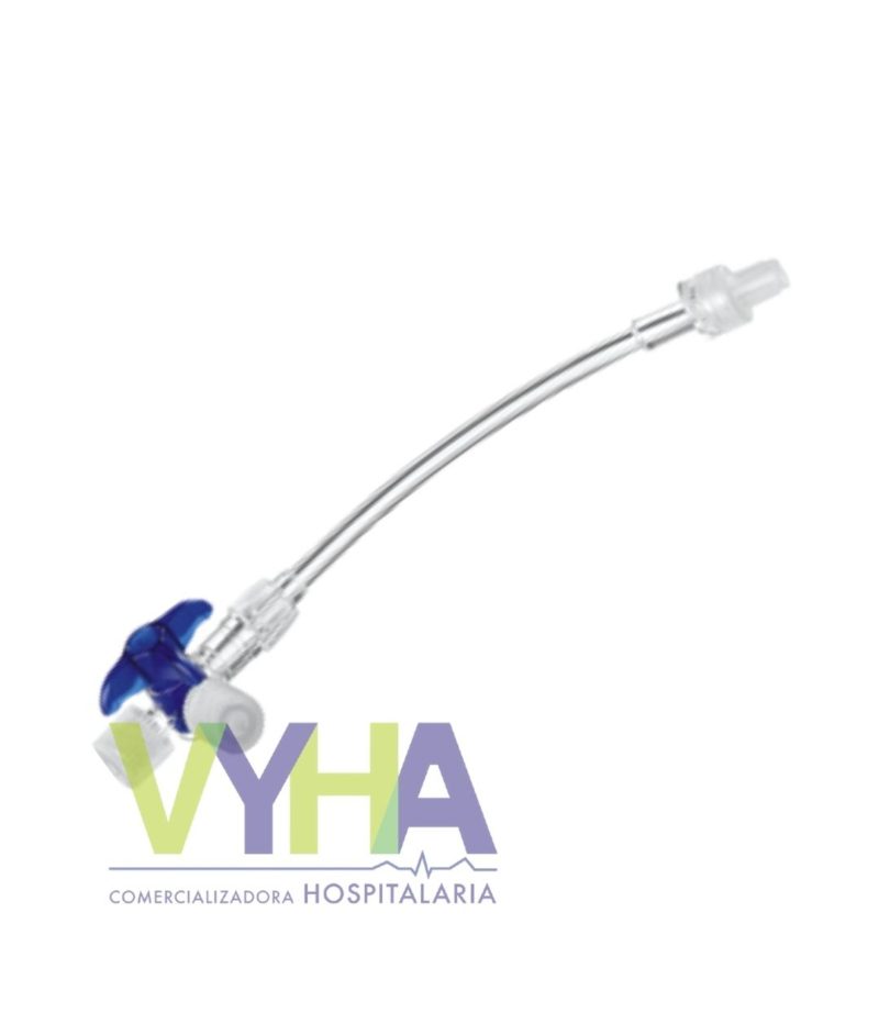 discofix c llave de 3 vías con extensión